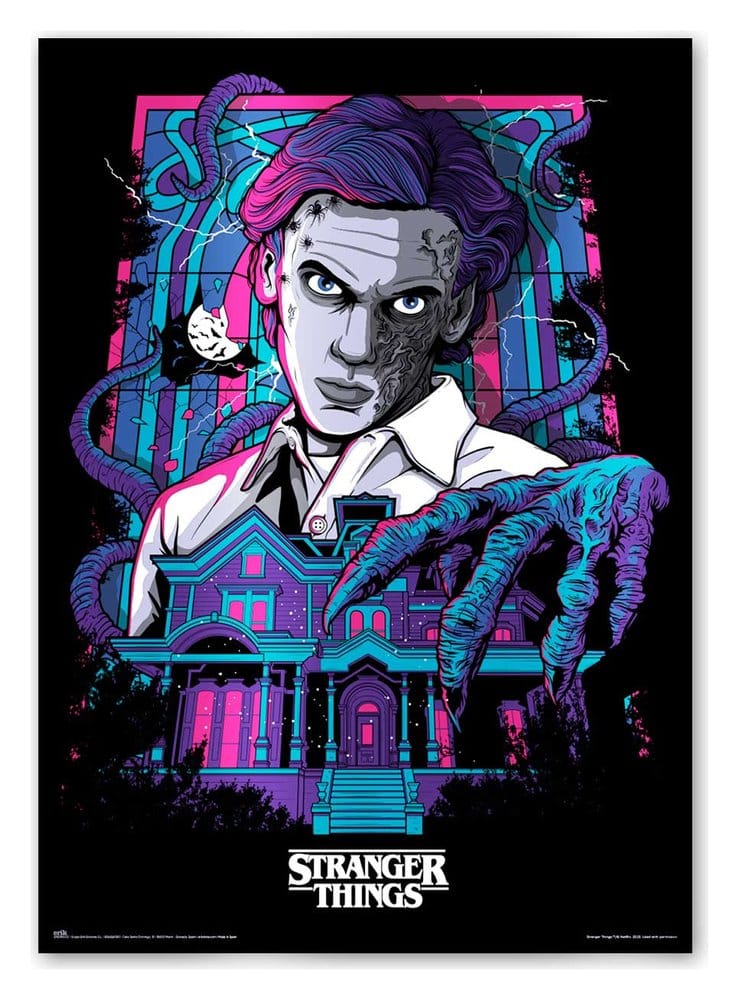 PRE ORDINE - Stranger Things Luminescent Poster Premium 50 x 70 cm