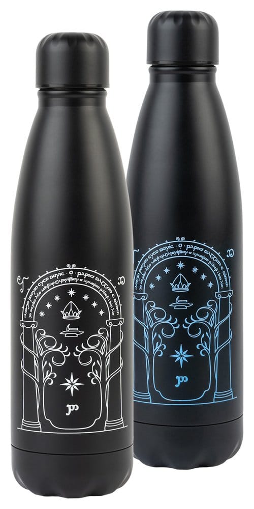 PRE ORDINE - The Lord of the Rings Metal Bottle Heat Change Moria Gate 750 ml