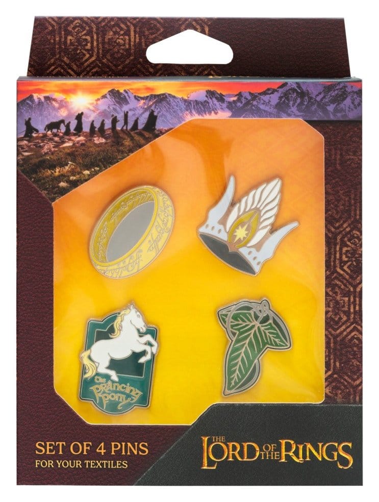 PRE ORDINE - The Lord of the Rings Pins Set of 4