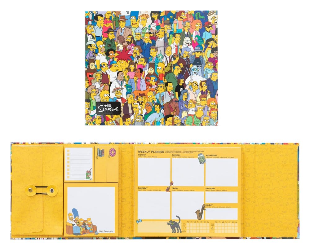 PRE ORDINE - The Simpsons Weekly Planner with Sticky Notes 19 x 17 cm