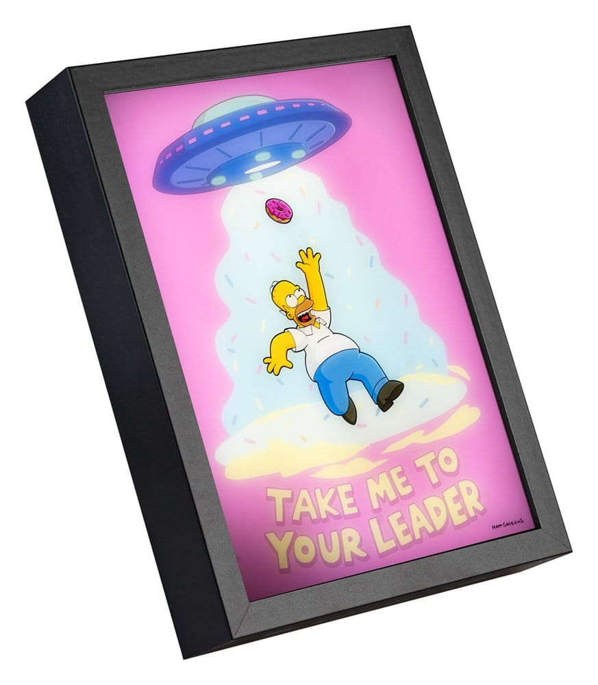 PRE ORDINE - The Simpsons Framed LED Poster 20 x 28 cm