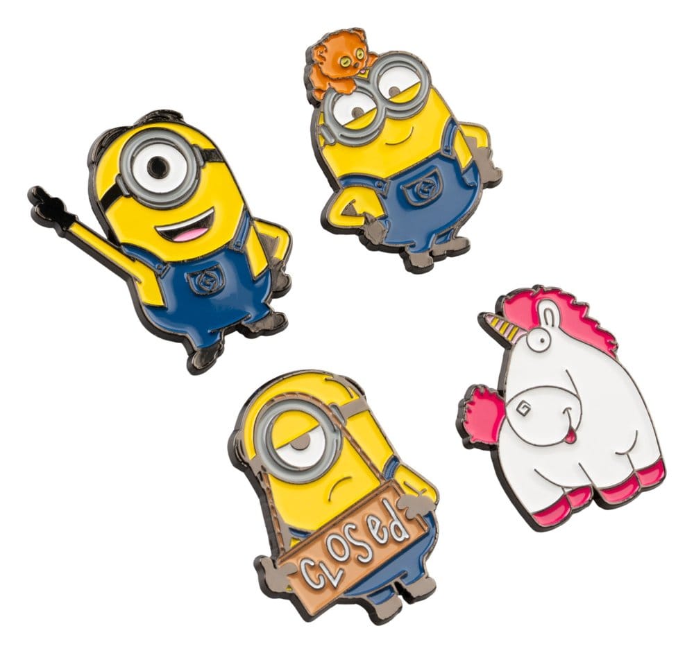 PRE ORDINE - Minions Pin Badges Set of 4
