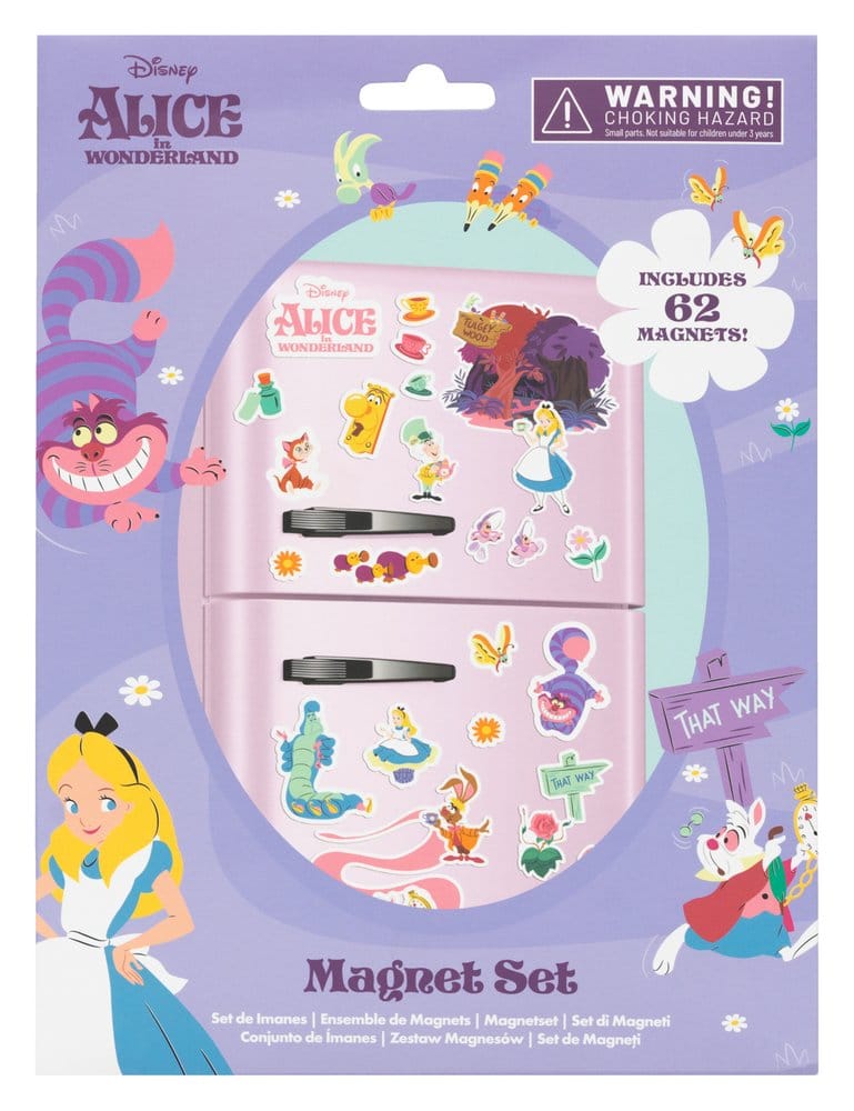 PRE ORDINE - Disney Alice in Wonderland Die-Cut Magnet Set