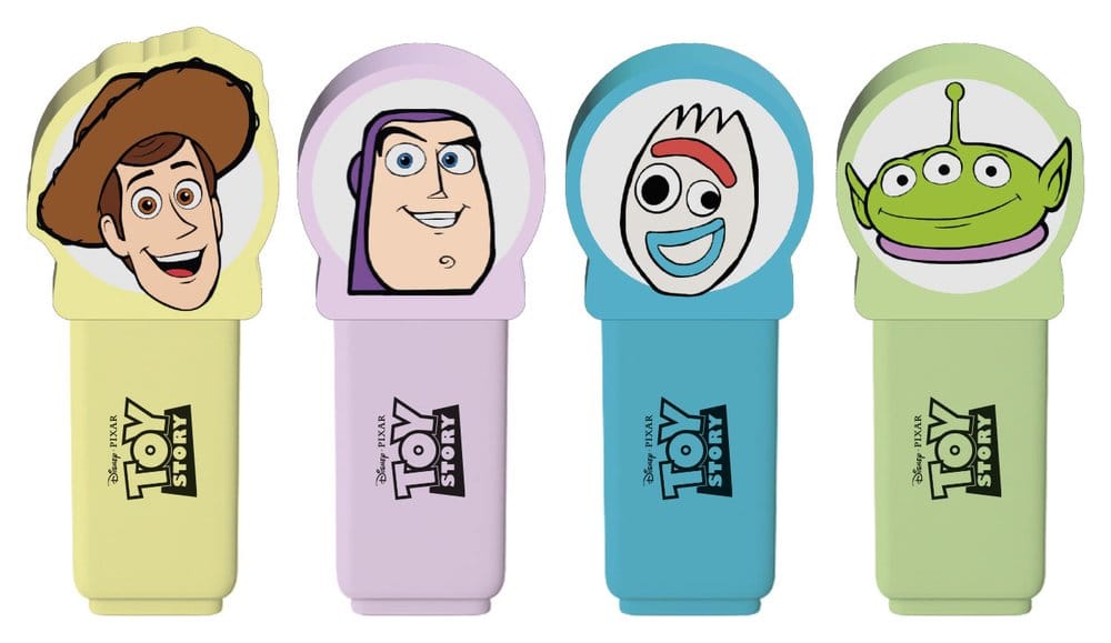 PRE ORDINE - Toy Story Highlighters with Toppers Set of 4