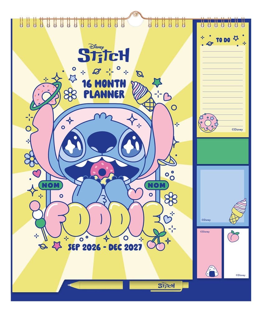 PRE ORDINE - Disney Stitch Wall Planner 2026/27 30 x 34 cm