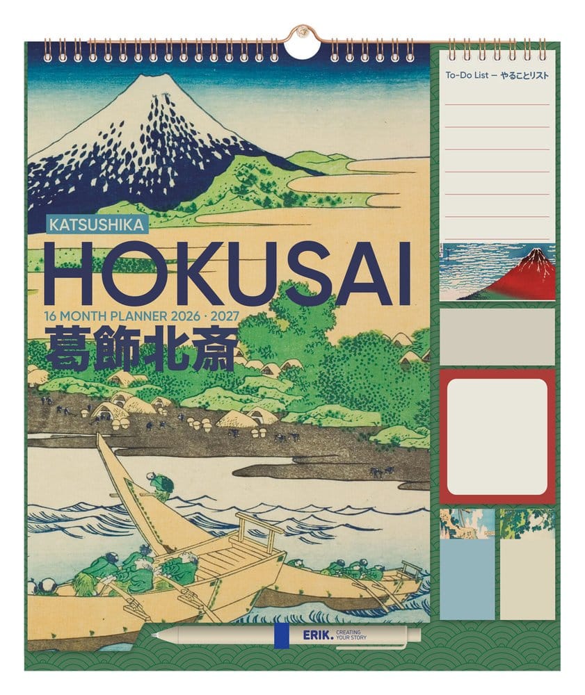 PRE ORDINE - Hokusai Wall Planner 2026/27 30 x 34 cm
