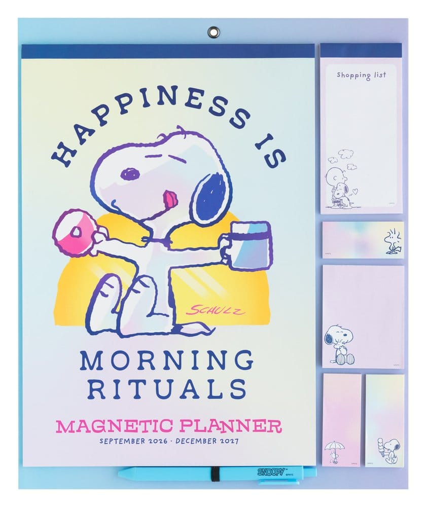 PRE ORDINE - Snoopy Magnetic Planner 2026/27 30 x 35 cm