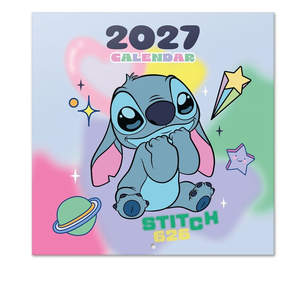 PRE ORDINE - Disney Stitch 2027 Wall Calendar 30 x 30 cm