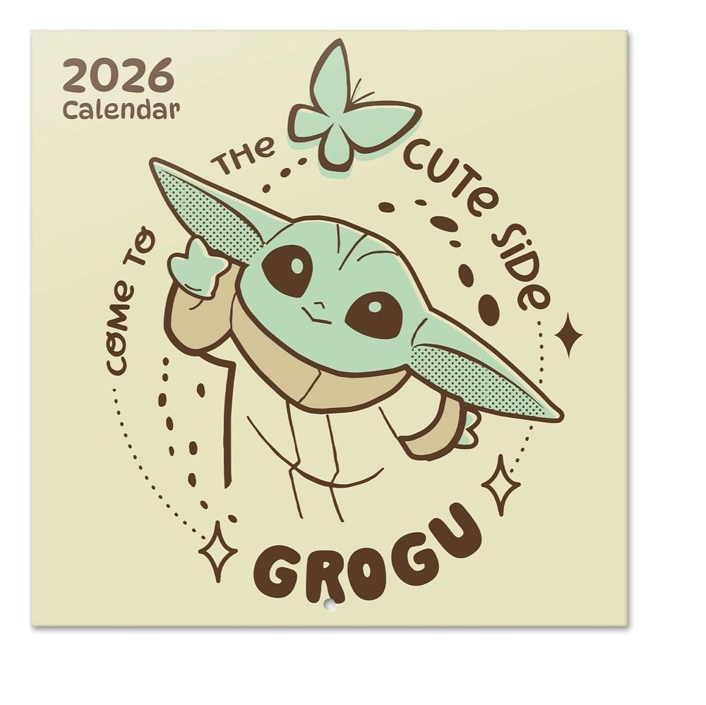 PRE ORDINE - Star Wars The Mandalorian and Grogu 2027 Wall Calendar 30 x 30 cm