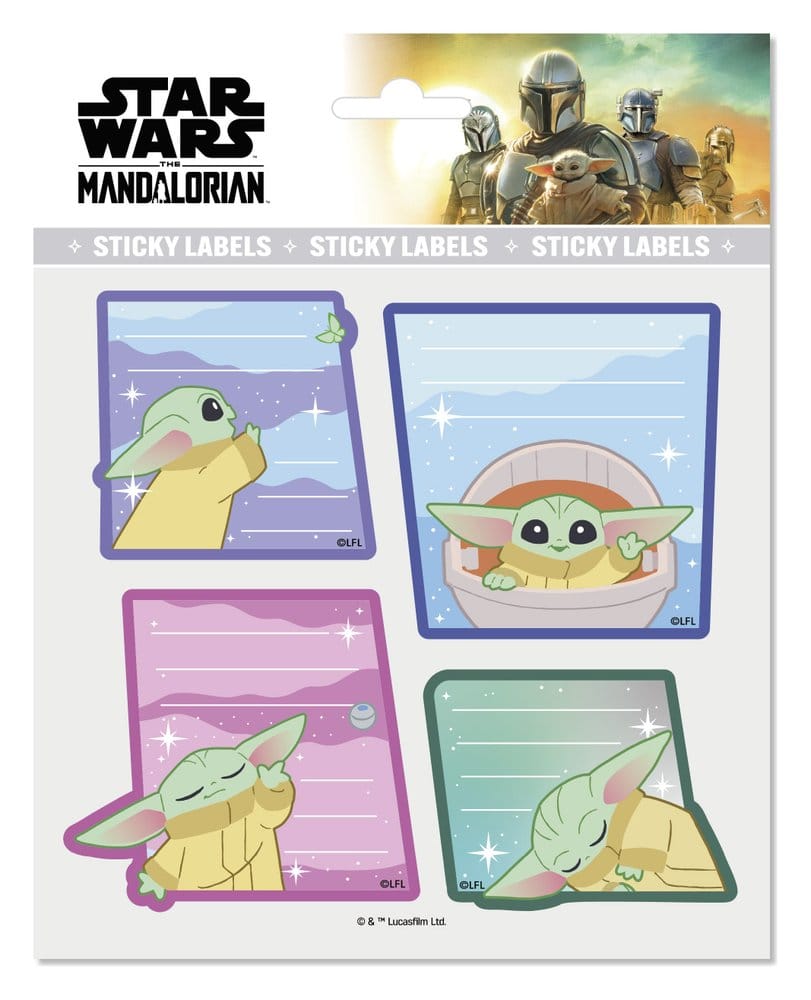 PRE ORDINE - Star Wars: The Mandalorian Premium Self-Adhesive Labels Grogu