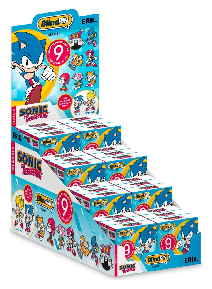 PRE ORDINE - Sonic - The Hedgehog Pin Badges Series 1 Display (24)
