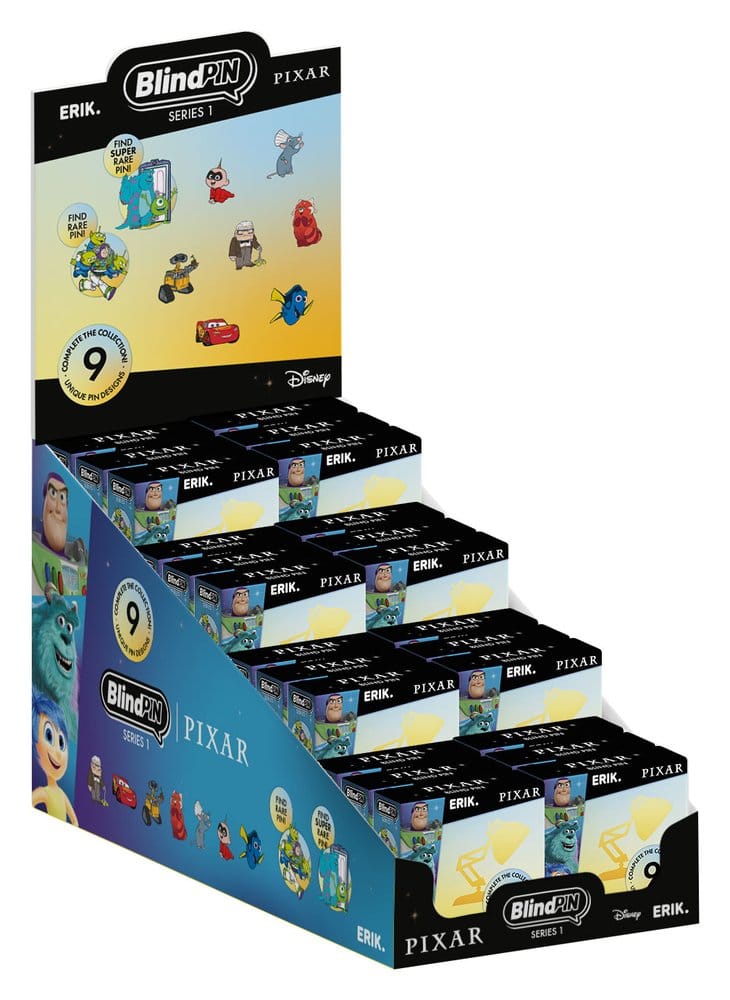 PRE ORDINE - Disney Pixar Pin Badges Series 1 Display (24)