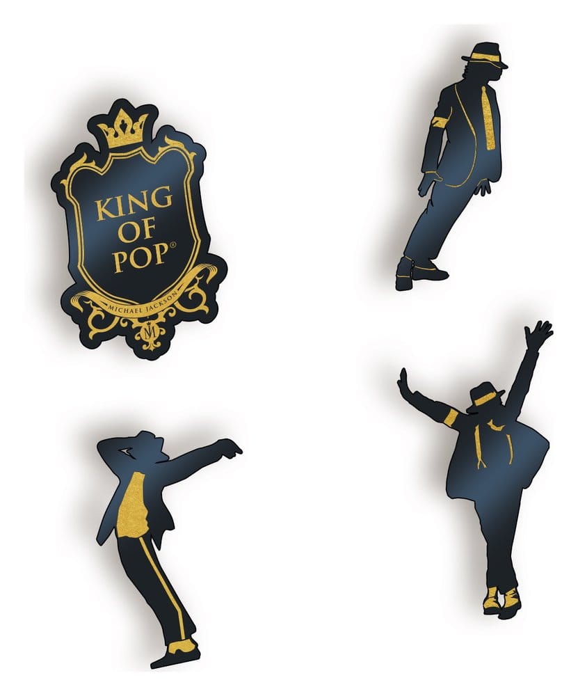 PRE ORDINE - Michael Jackson Pin Badges Set (4)