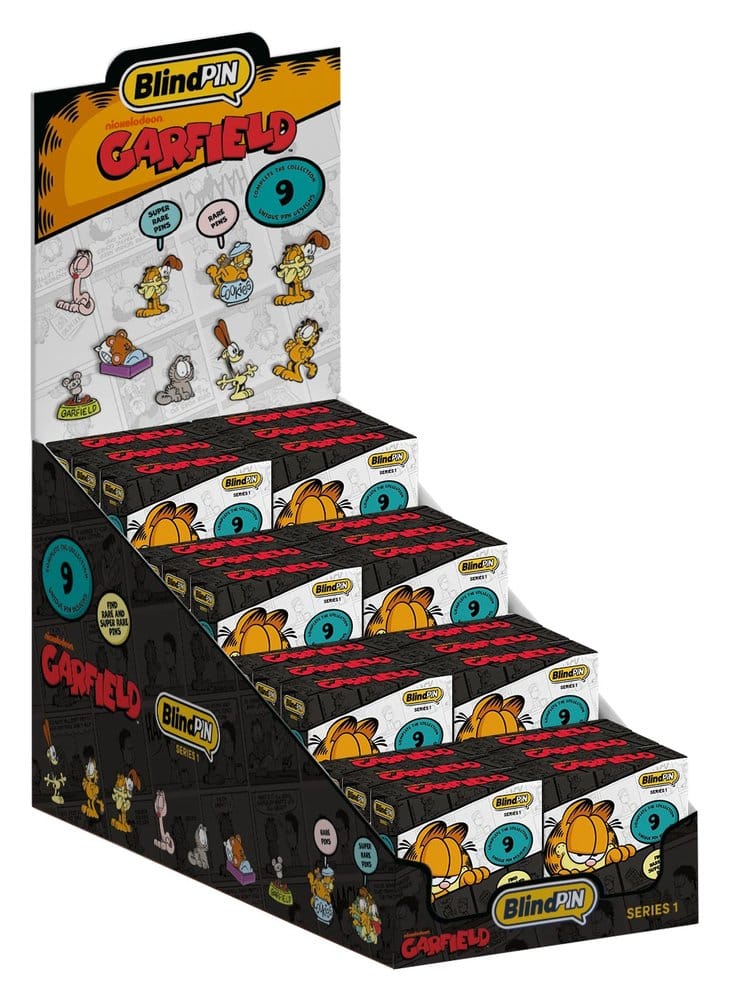PRE ORDINE - Garfield Pin Badges Series 1 Display (24)