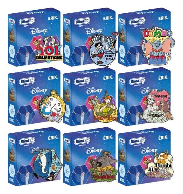 PRE ORDINE - Disney Mystery Pins Series 2 Blind Box Display (24)