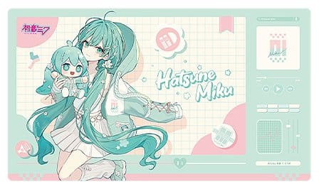 PRE ORDINE - Character Vocal Series 01: Hatsune Miku Miku Hug Series Desk Mat: Flower Ver. 70 x 40 cm
