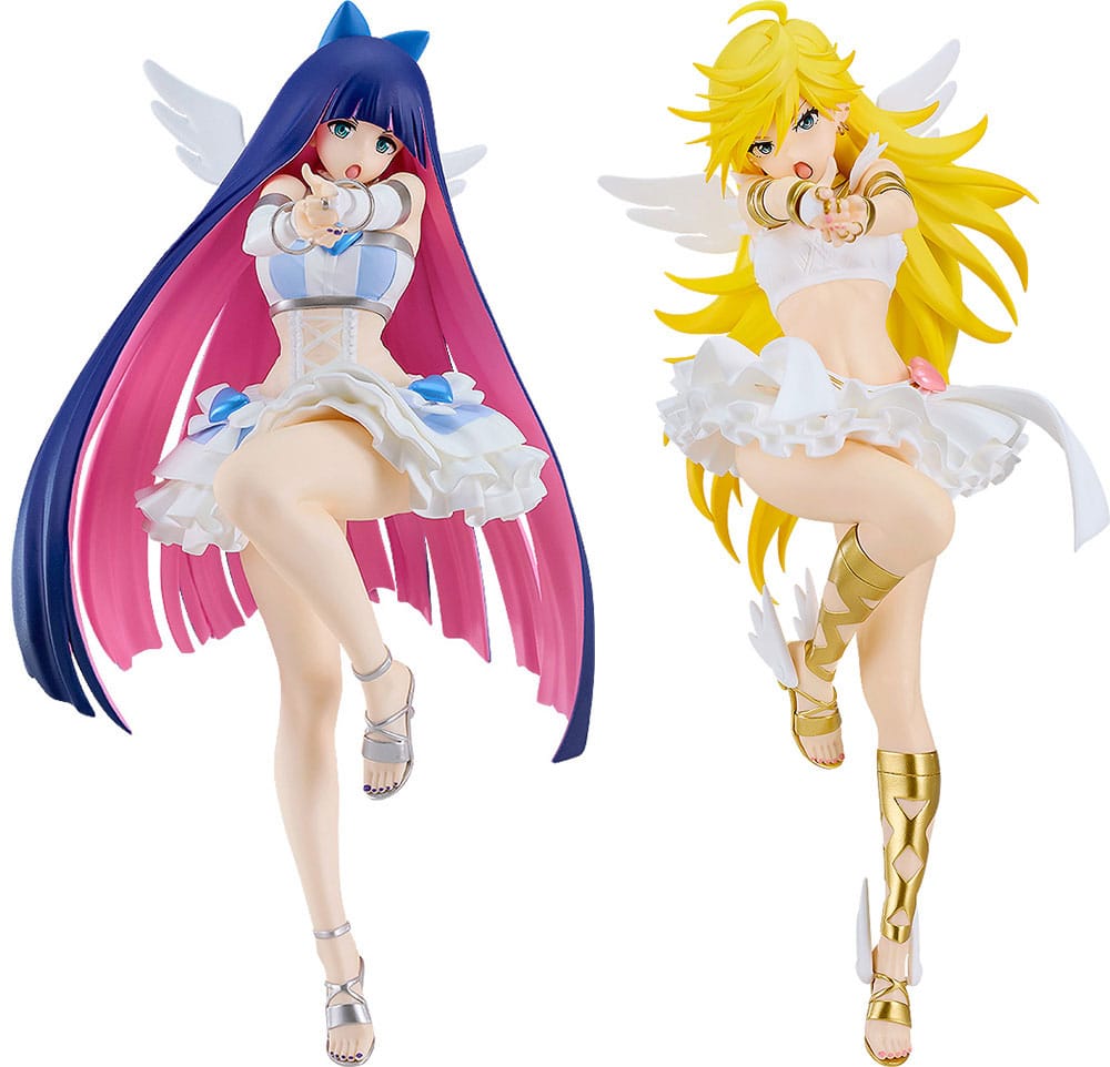 PRE ORDINE - Panty & Stocking with Garterbelt Pop Up Parade PVC Statues 2-Pack Panty & Stocking Set: Repent Ver. L Size 21 cm