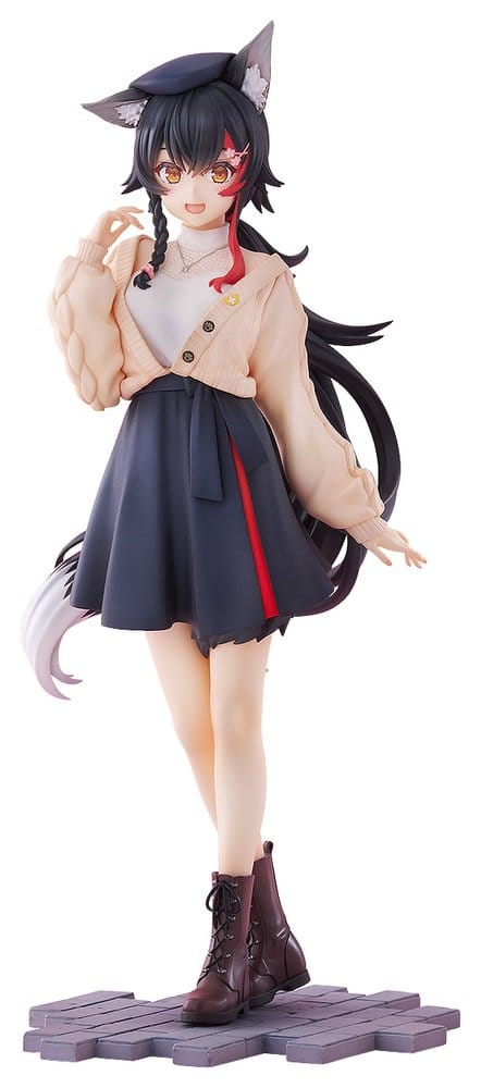 PRE ORDINE - Hololive Production G.S. Collection PVC Figure 1/7 Ookami Mio Date Style - Street Outfit Ver. 24 cm
