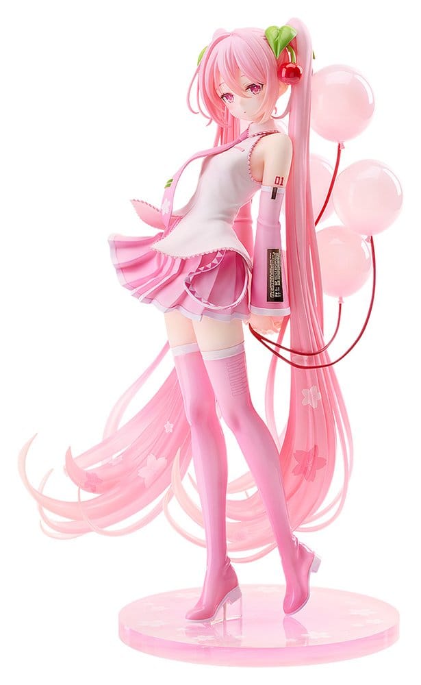 PRE ORDINE - Character Vocal Series 01: Hatsune Miku G.S. Collection [SC] PVC Figure 1/7 Sakura Miku: GSC Illustration Contest Ver. 26 cm