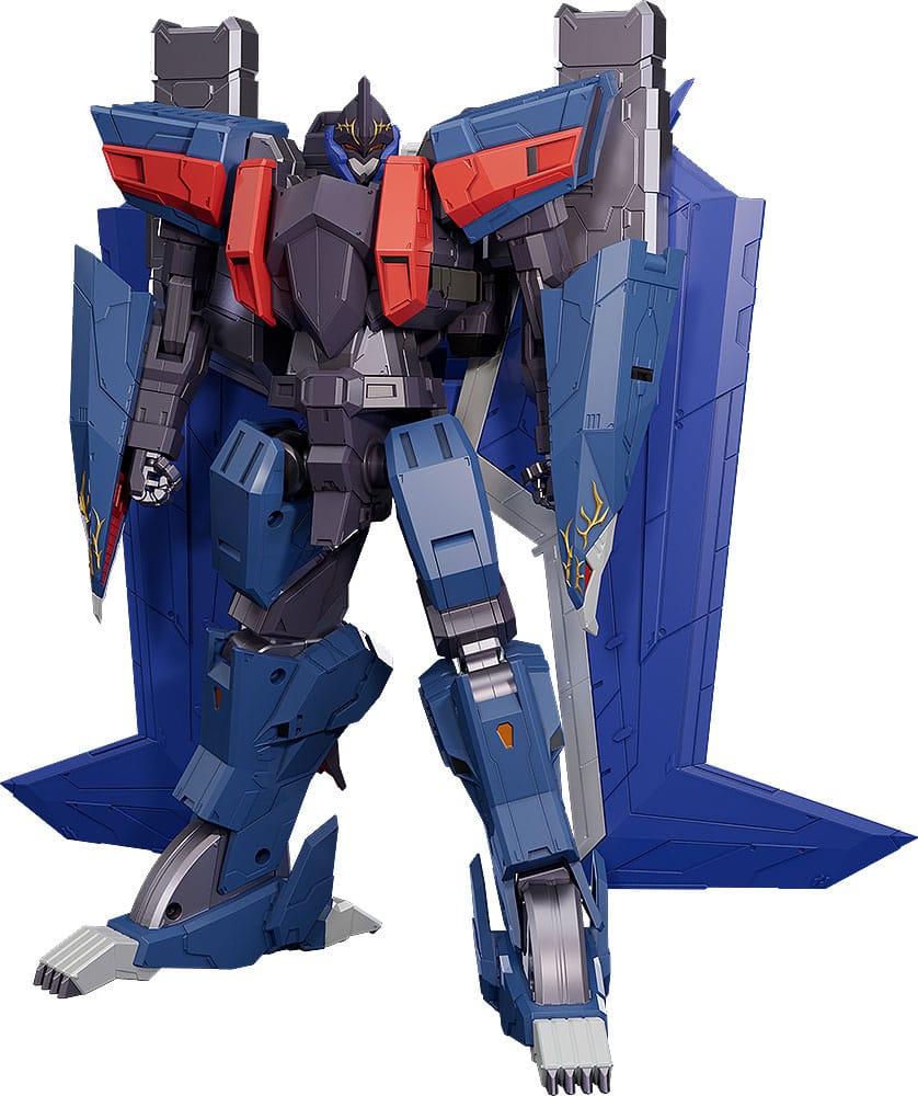 PRE ORDINE - Dancouga - Super Beast Machine God Diecast / PVC Action Figure The Gattai Black Wing 20 cm