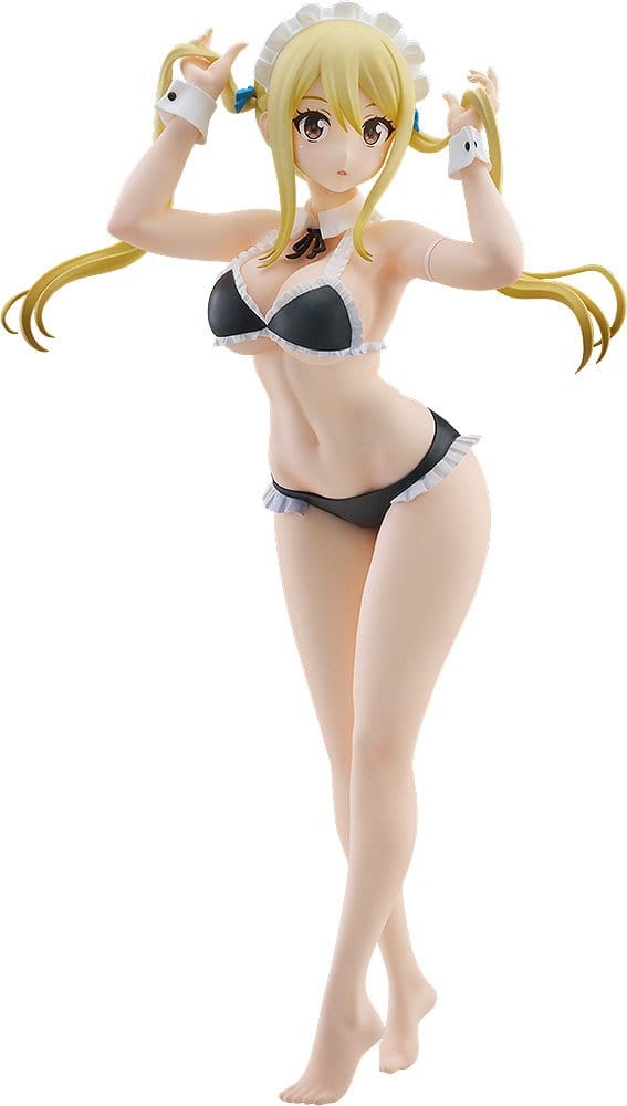 PRE ORDINE - Fairy Tail 100 Years Quest Beach Queens Pop Up Parade PVC Statue Lucy Heartfilia: Virgo Form Swimsuit Ver. L Size 23 cm