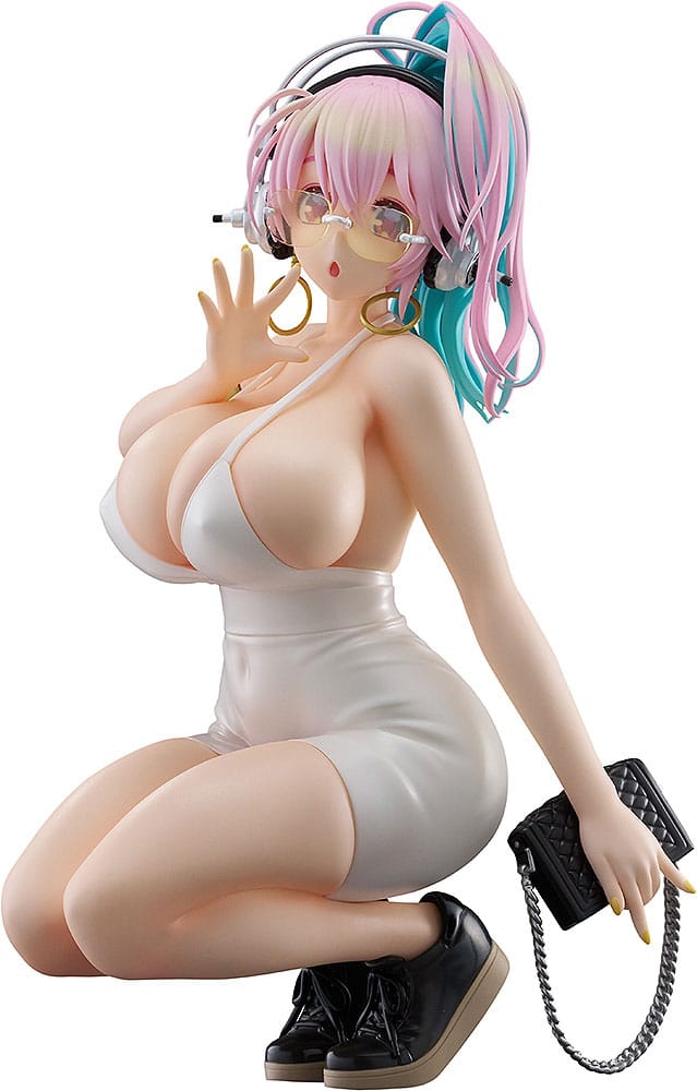 PRE ORDINE - Super Sonico Pop Up Parade PVC Statue Super Sonico: 15th Mini Dress Ver. L Size 20 cm