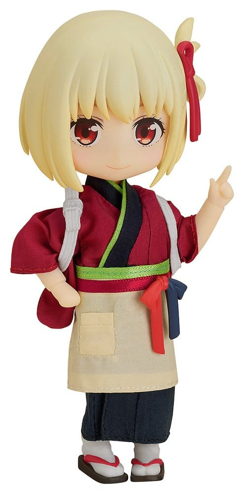 PRE ORDINE - Lycoris Recoil Nendoroid Doll Action Figure Chisato Nishikigi: Cafe LycoReco Uniform Ver. 14 cm