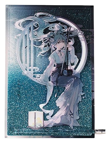 PRE ORDINE - Character Vocal Series 01: Hatsune Miku Glitter Acrylic Block Hatsune Miku Han Gong Qiu Yue Ver. 15 cm