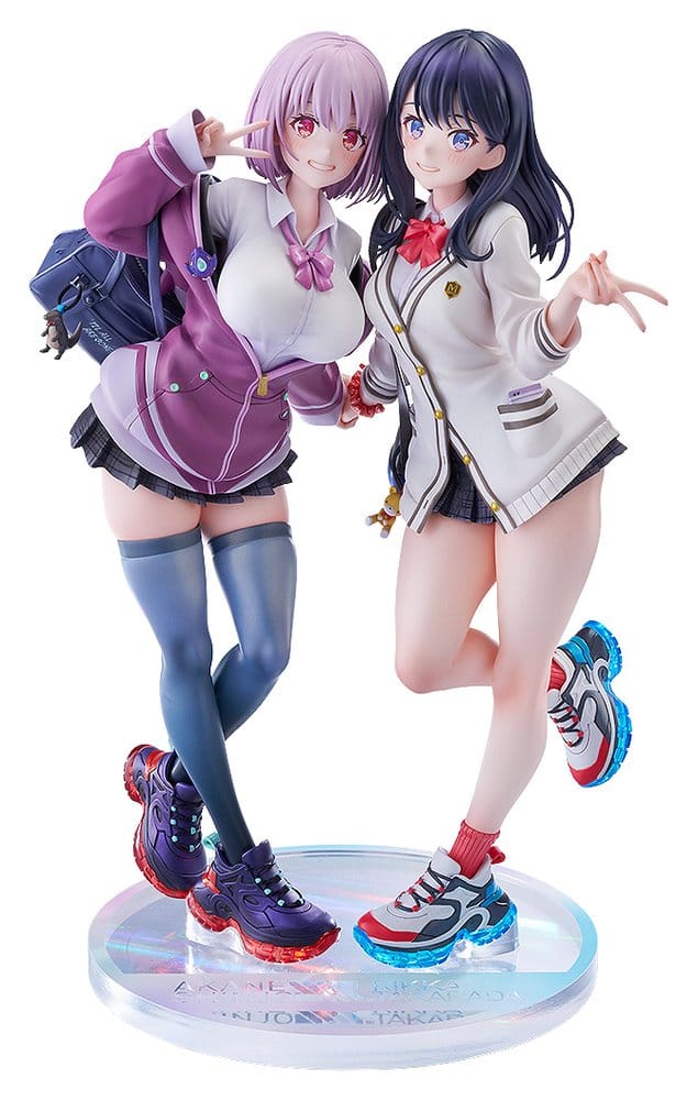 PRE ORDINE - SSSS.GridmanPVC Statues 1/7 2-Pack Rikka Takarada & Akane Shinjo feat. toridamono 22 cm