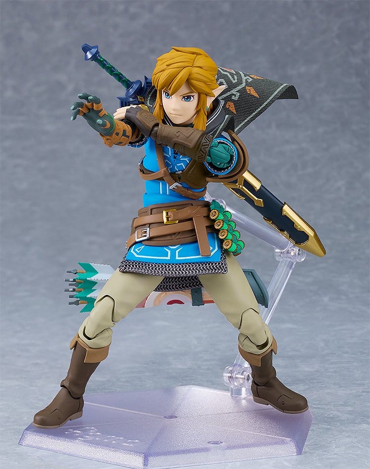 PRE ORDINE - The Legend of Zelda Tears of the Kingdom Figma Action Figure Link Tears of the Kingdom Ver. DX Edition 15 cm