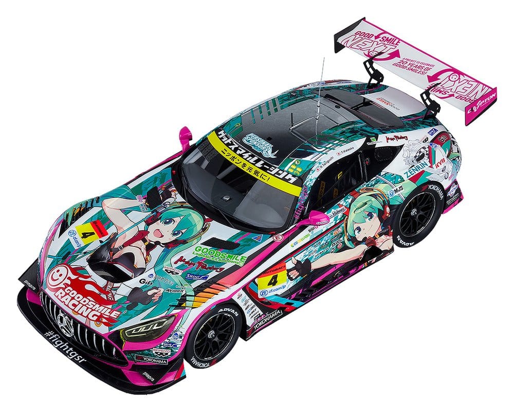 PRE ORDINE - Hatsune Miku GT Project Vehicle 1/18 Good Smile Hatsune Miku AMG 2020 SUPER GT Okayama Test Ver. 26 cm