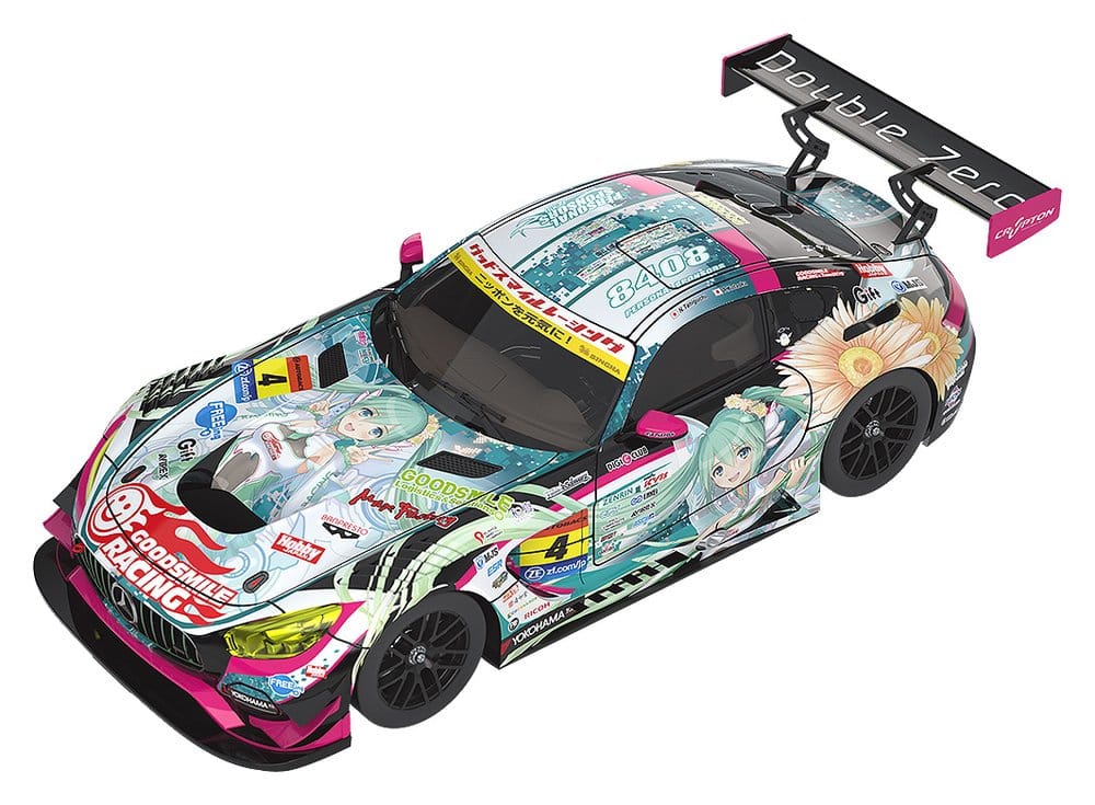 PRE ORDINE - Hatsune Miku GT Project Vehicle 1/64 Good Smile Hatsune Miku AMG 2017 Super GT Ver. 7 cm