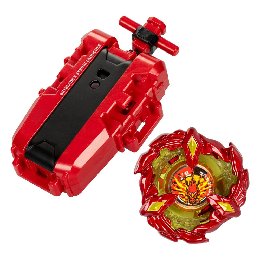 PRE ORDINE - Beyblade X Soar Phoenix Deluxe String Launcher Set