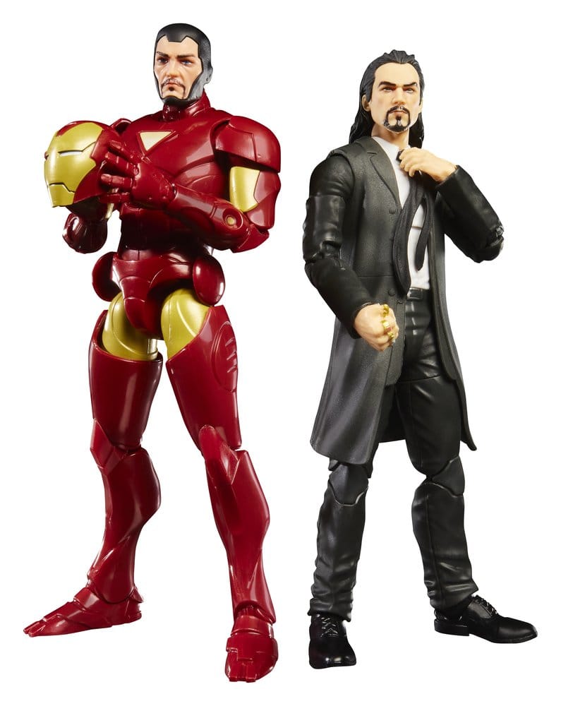 PRE ORDINE - Marvel Legends Action Figure 2-Pack Iron Man (Extremis) & Marvel's Mandarin 15 cm