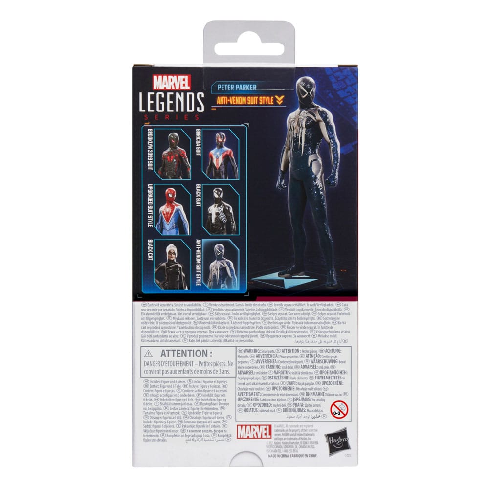 HASBRO - Spider-Man 2 Marvel Legends Gamerverse Action Figure Peter Parker (Anti-Venom Suit Style) 15 cm