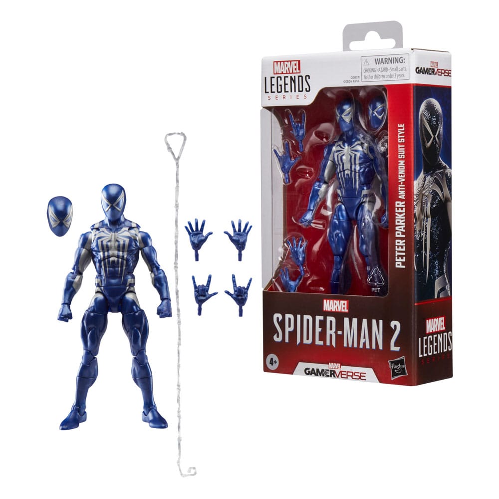 HASBRO - Spider-Man 2 Marvel Legends Gamerverse Action Figure Peter Parker (Anti-Venom Suit Style) 15 cm