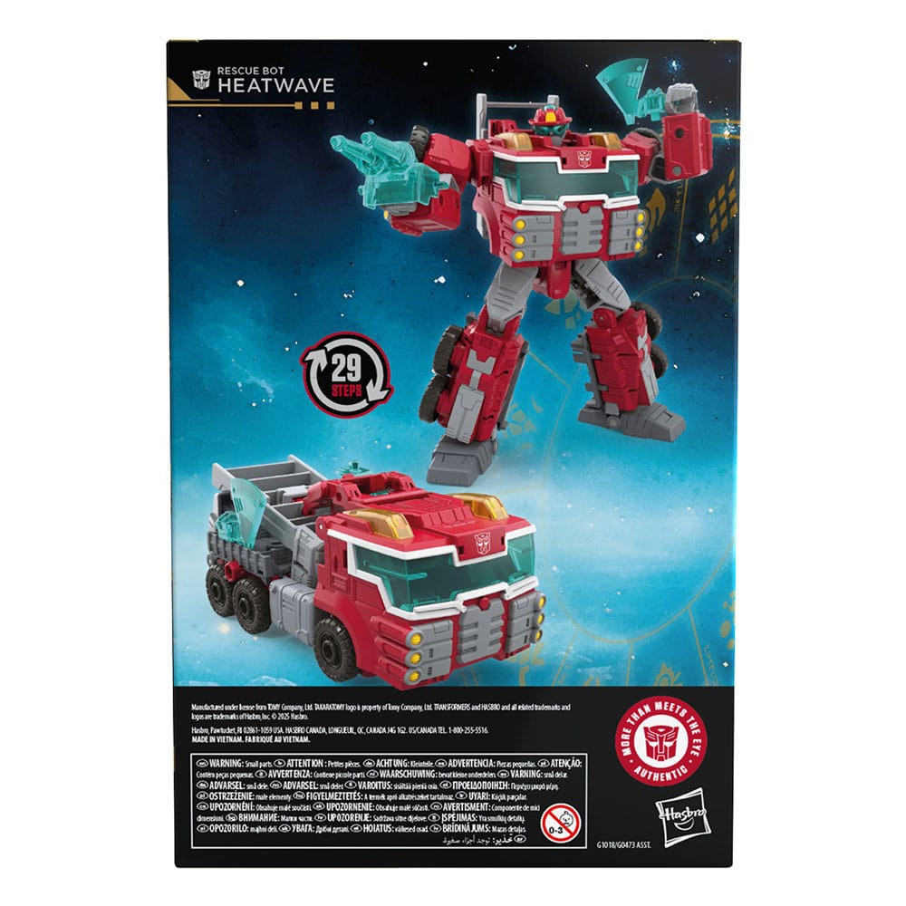HASBRO - Transformers Age of the Primes Voyager Class Action Figure Rescue Bot Heatwave 18 cm