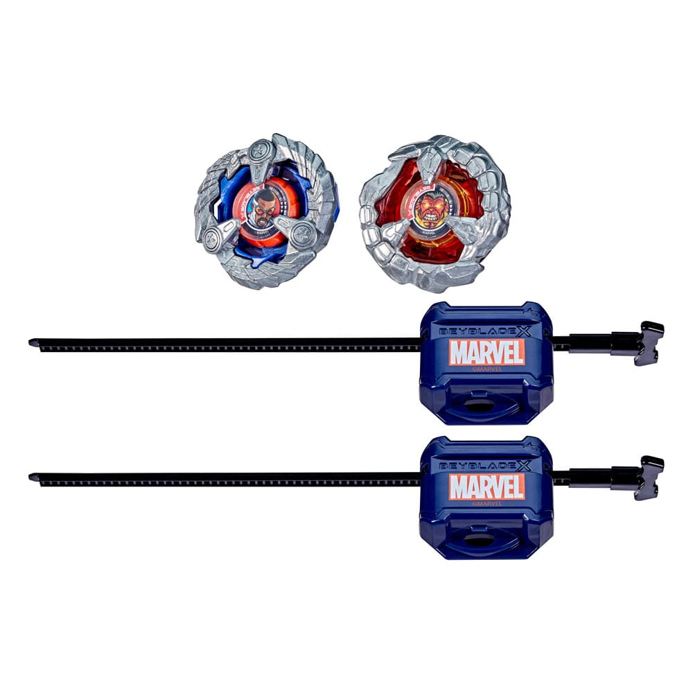PRE ORDINE - Beyblade X and Marvel Collab Captain America 4-70GB vs. Red Hulk 1-80R