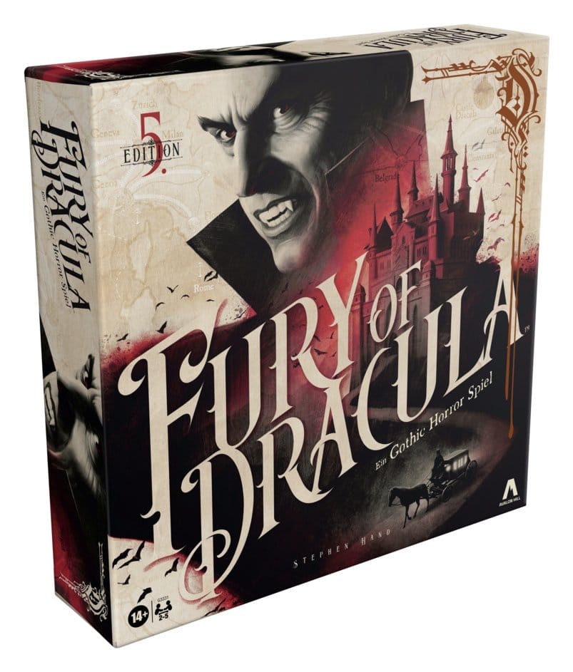 PRE ORDINE - Fury of Dracula Board Game 5th Edition *German Version*