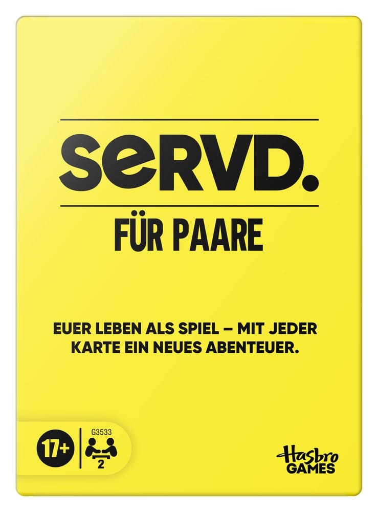 PRE ORDINE - SERVD Card Game Couples *German Version*
