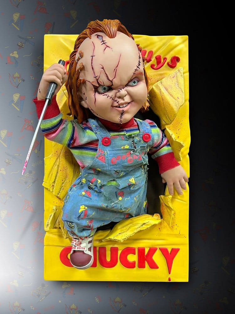 PRE ORDINE - Chucky (Child´s Play) Wall Sculpture 1/1 Bride of Chucky 43 x 46 x 76 cm