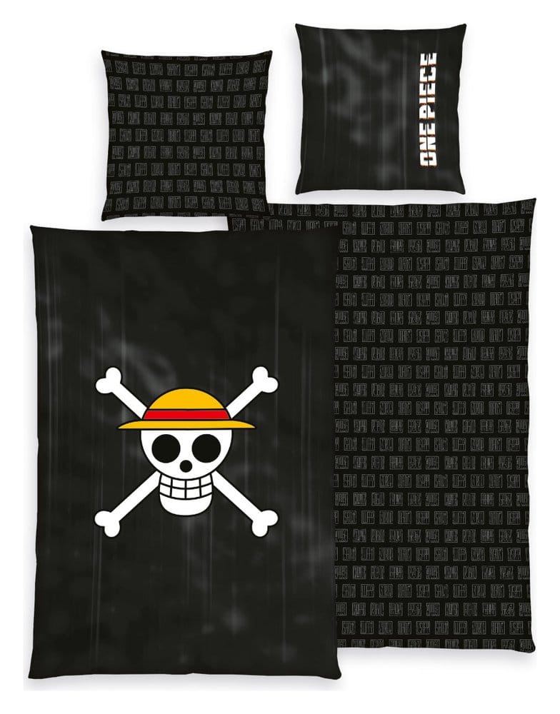 PRE ORDINE - One Piece Bed linen Jolly Roger 135 x 200 cm
