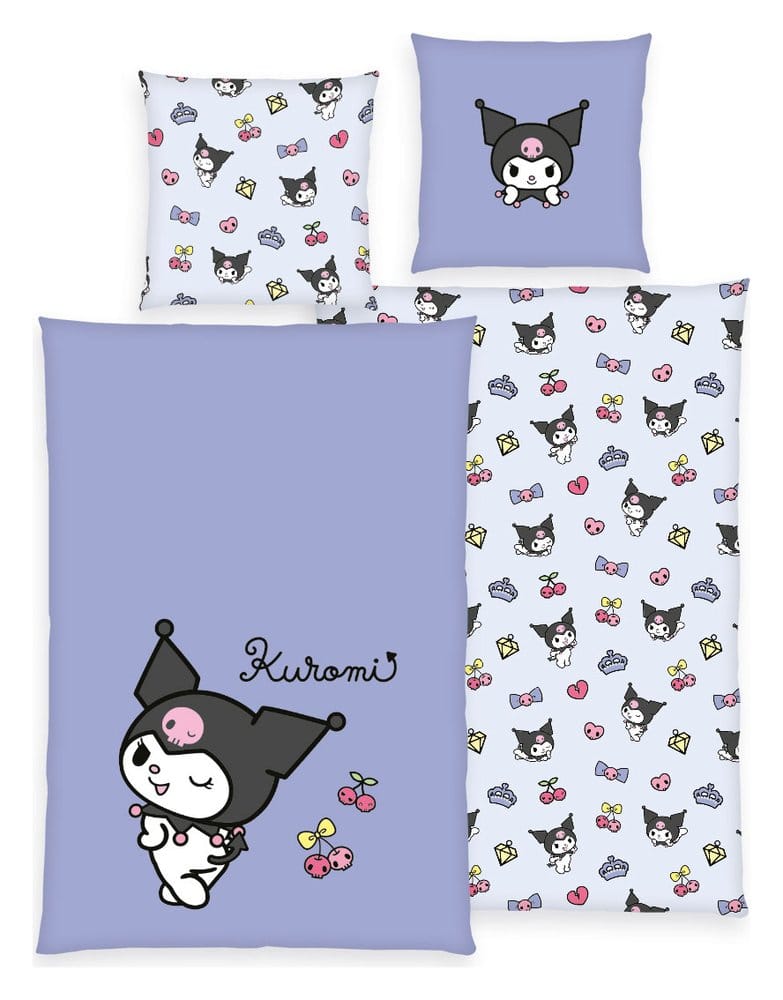 PRE ORDINE - Sanrio Bed Linen Kuromi 135 x 200 cm