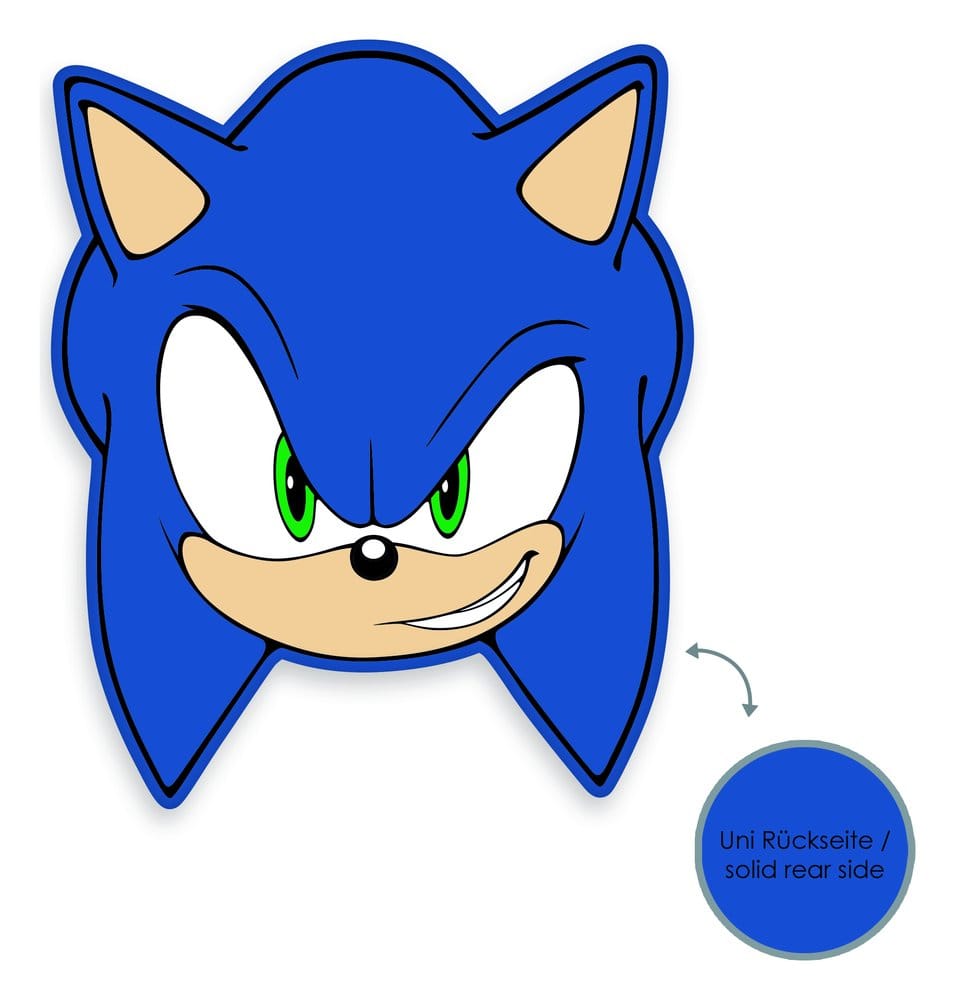 PRE ORDINE - Sonic Pillow Sonic Head 36 cm