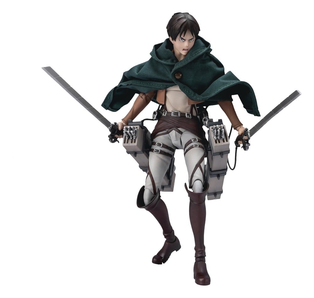 PRE ORDINE - Attack on Titan Exquisite Basic Series Action Figure 1/12 Eren Yeager 15 cm