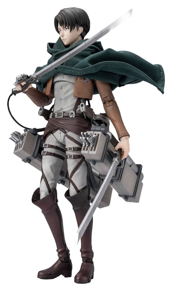 PRE ORDINE - Attack on Titan Exquisite Basic Series Action Figure 1/12 Levi Ackerman 15 cm