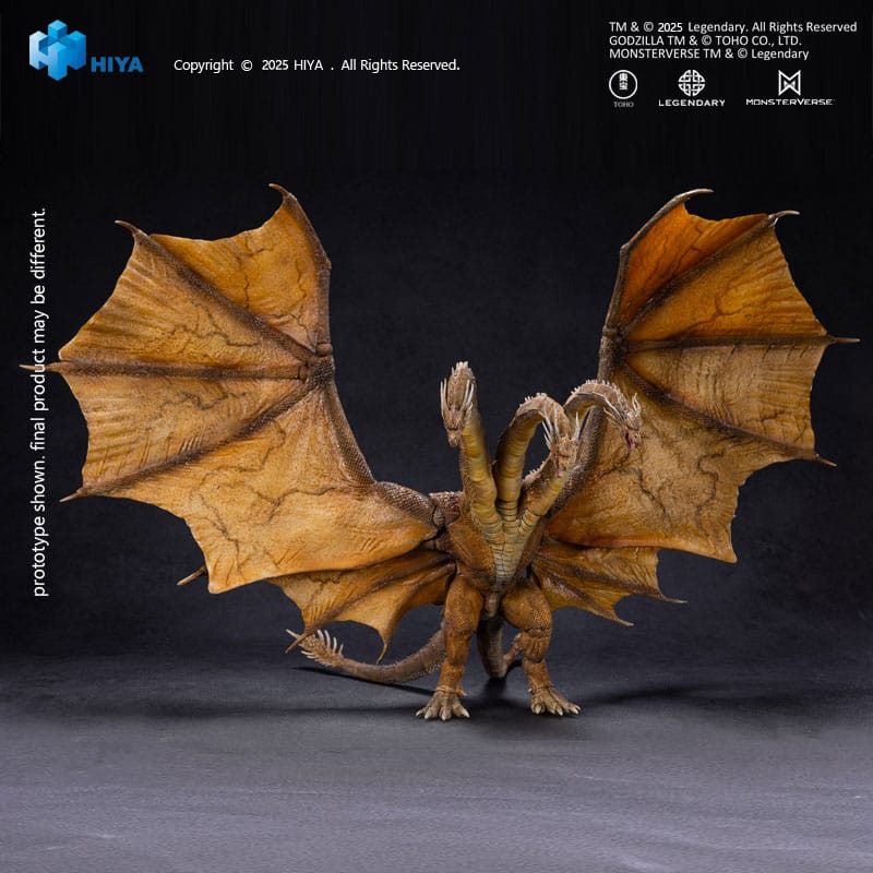 PRE ORDINE - Godzilla: King of the Monsters 2019 Exquisite Basic Action Figure King Ghidorah 2.0 25 cm