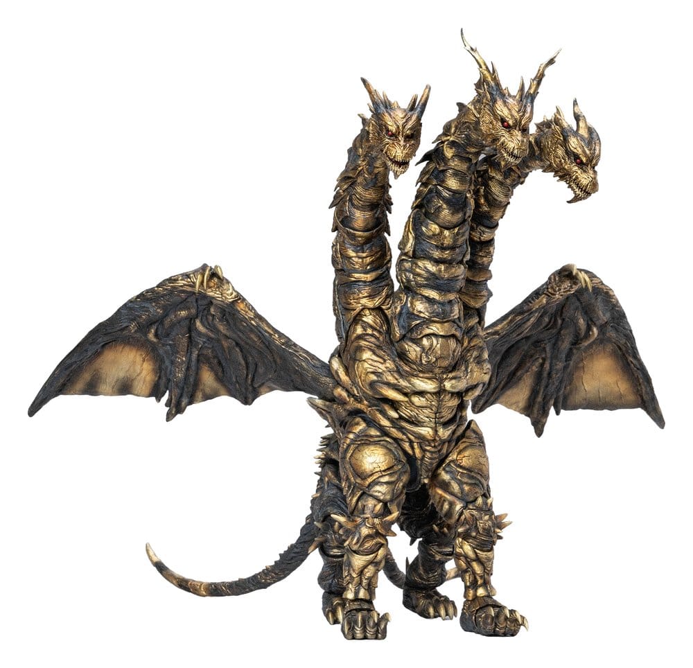 PRE ORDINE - Godzilla: Final Wars (2004) Exquisite Basic Series Action Figure Keizer Ghidorah 25 cm