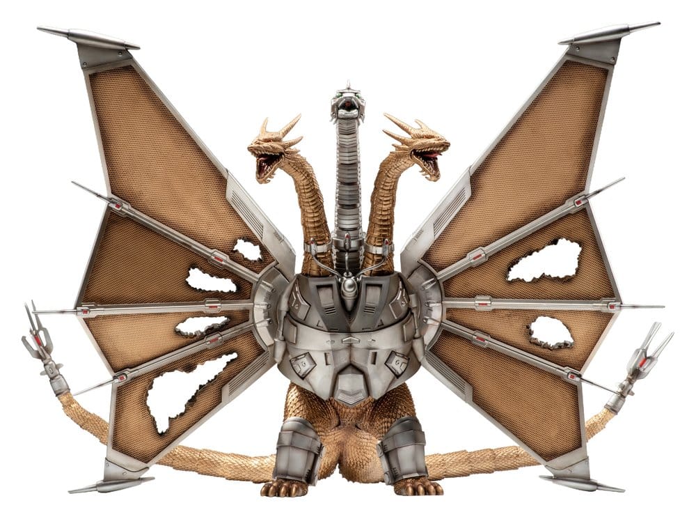 PRE ORDINE - Godzilla vs. King Ghidorah Exquisite Basic Action Figure Battle Damaged Mecha King Ghidorah 33 cm