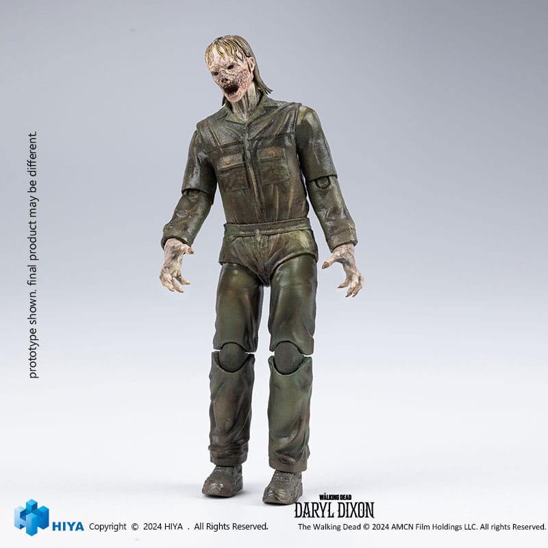 PRE ORDINE - The Walking Dead Exquisite Mini Action Figure 1/18 Daryl Dixon Dark Eyes Walker 11 cm